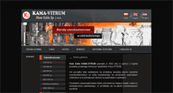 Desktop Screenshot of kama-vitrum.pl