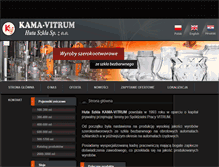 Tablet Screenshot of kama-vitrum.pl
